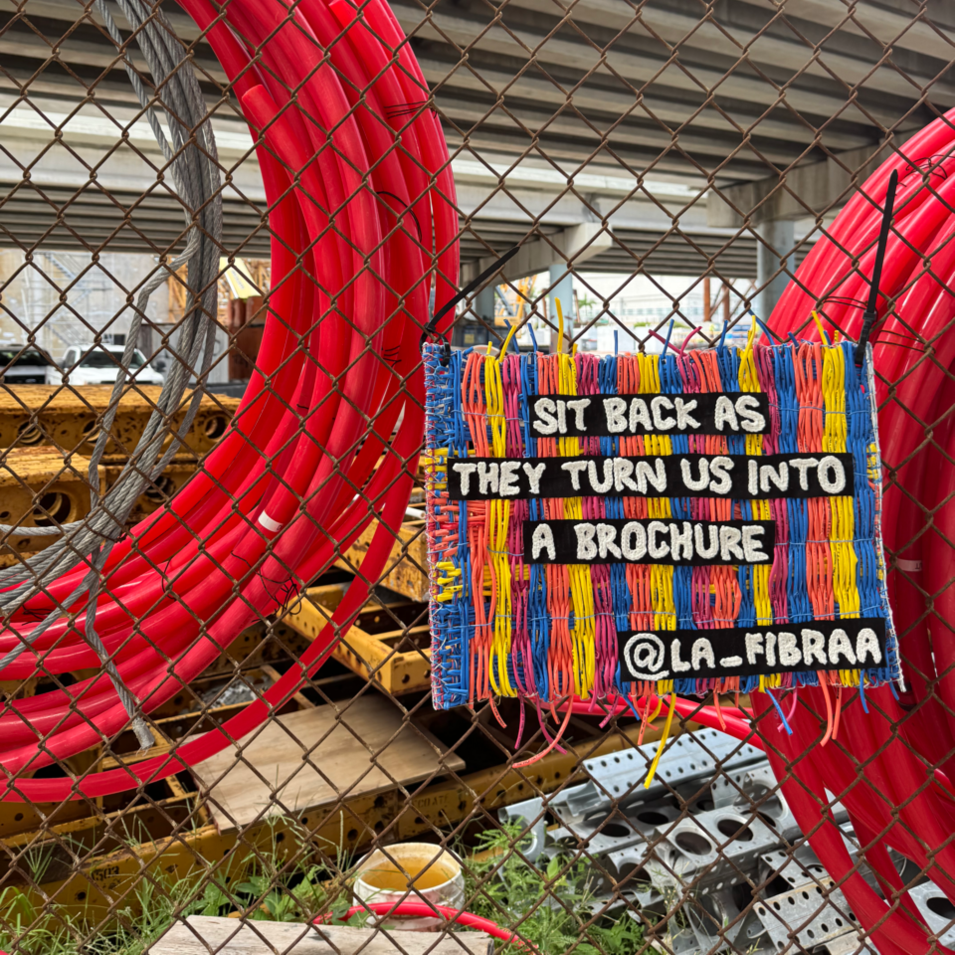 Sit back as they turn us into a brochure installation